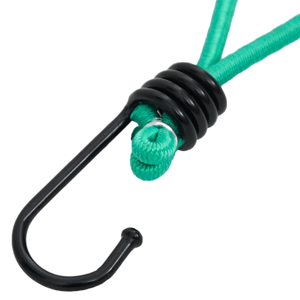 Užad za bungee s kukama 20 kom 15 cm