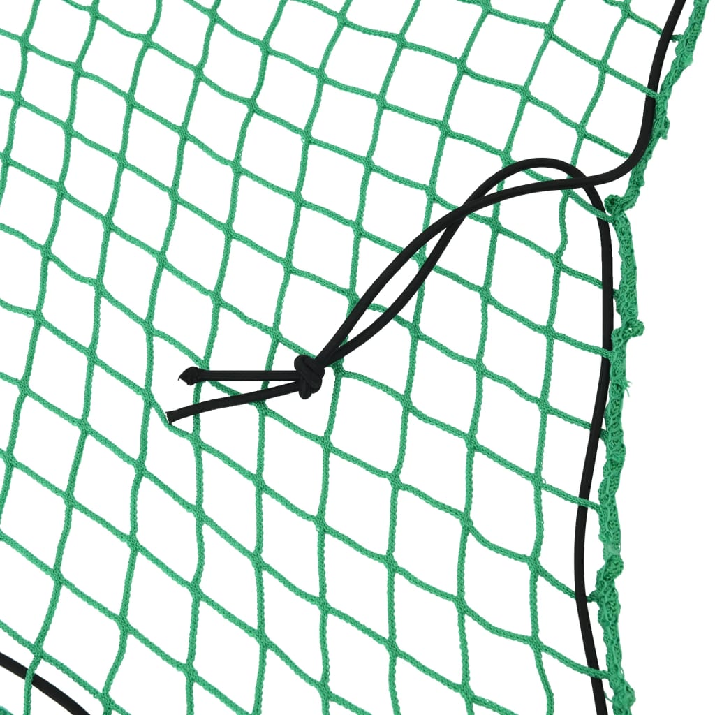 Mreža za prikolicu s elastičnim užetom zelena 8x3,5 m PP