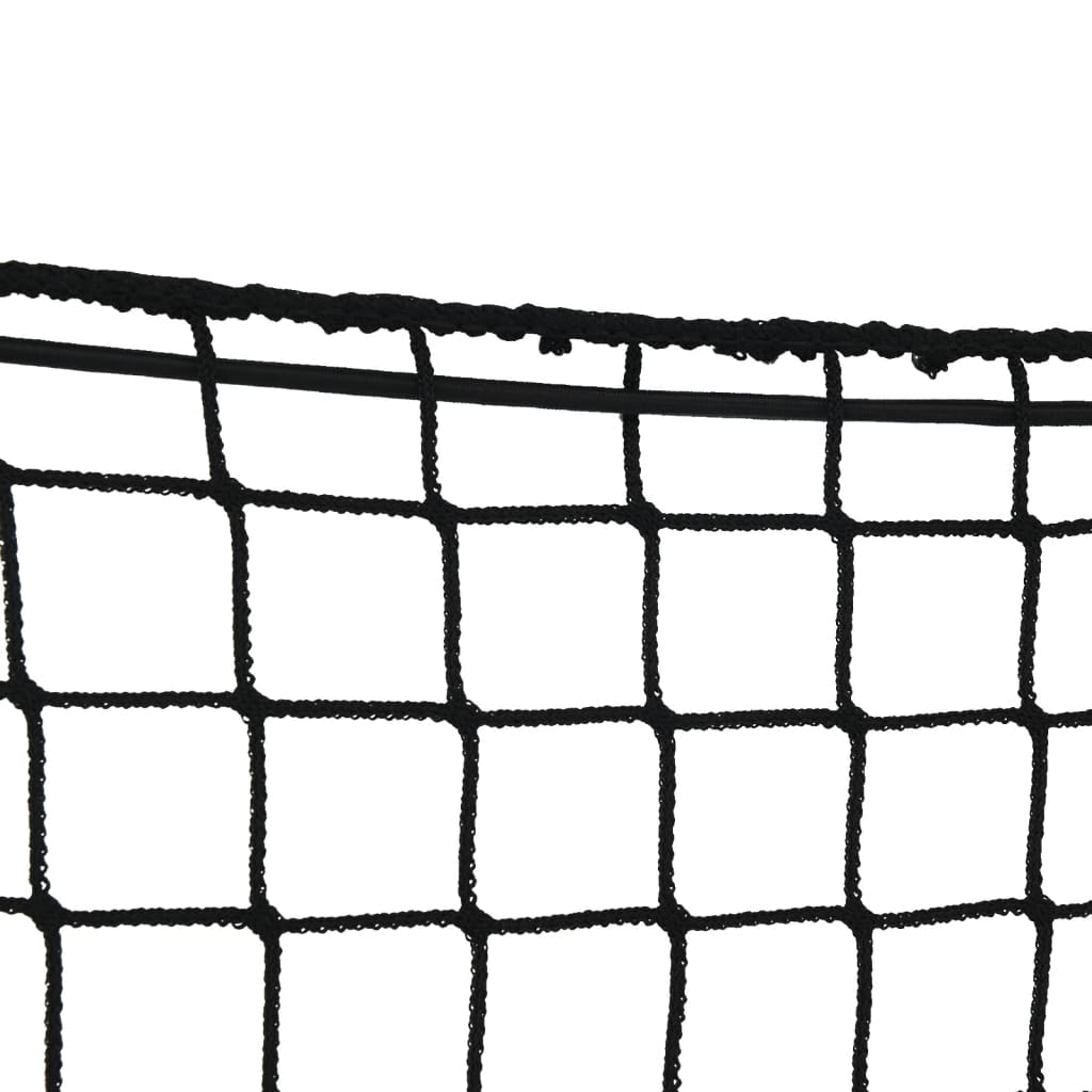 Mreža za prikolicu s elastičnim užetom crna 5 x 3 m PP