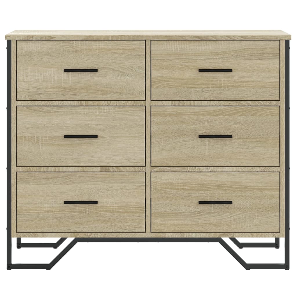 Komoda boja hrasta sonome 91x35,5x74,5 cm konstruirano drvo