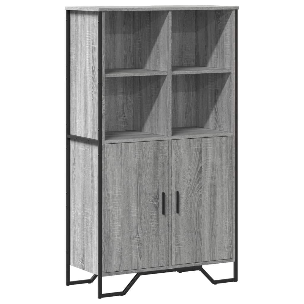 Visoka komoda boja hrasta 79,5x35,5x137,5 cm konstruirano drvo