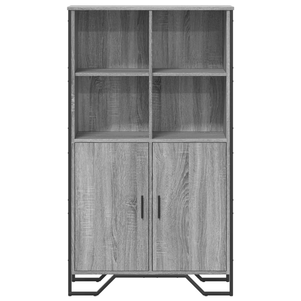 Visoka komoda boja hrasta 79,5x35,5x137,5 cm konstruirano drvo