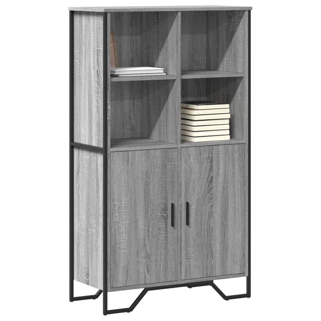 Visoka komoda boja hrasta 79,5x35,5x137,5 cm konstruirano drvo
