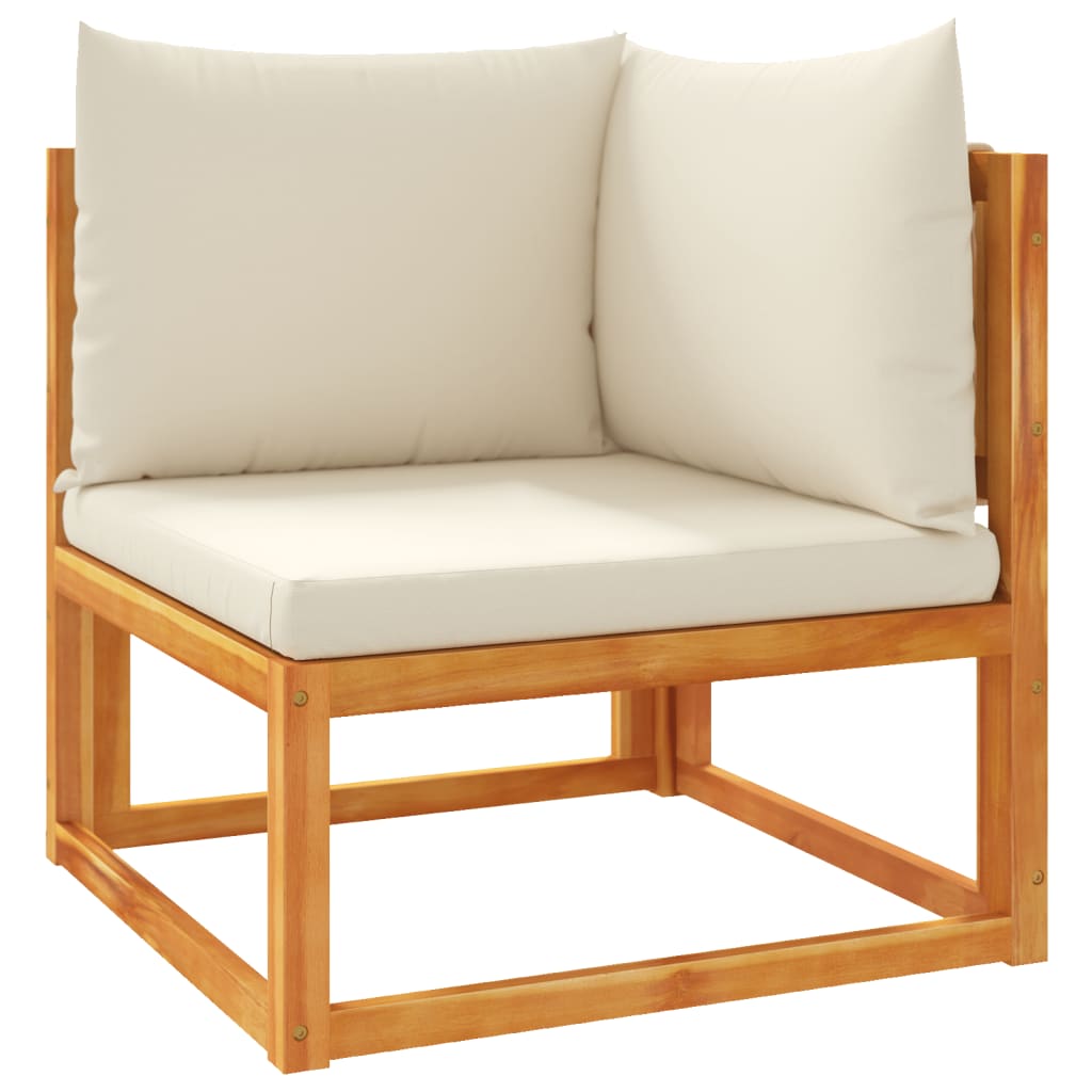 Vrtne sofe Kutne s Jastucima 2 Kom. Drvo Akacije i Uže