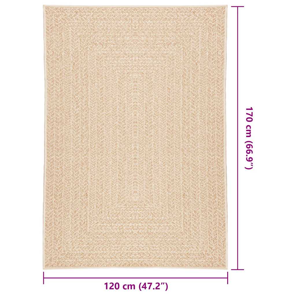 Tepih ZIZUR 120 x 170 cm s izgledom jute unutarnji i vanjski