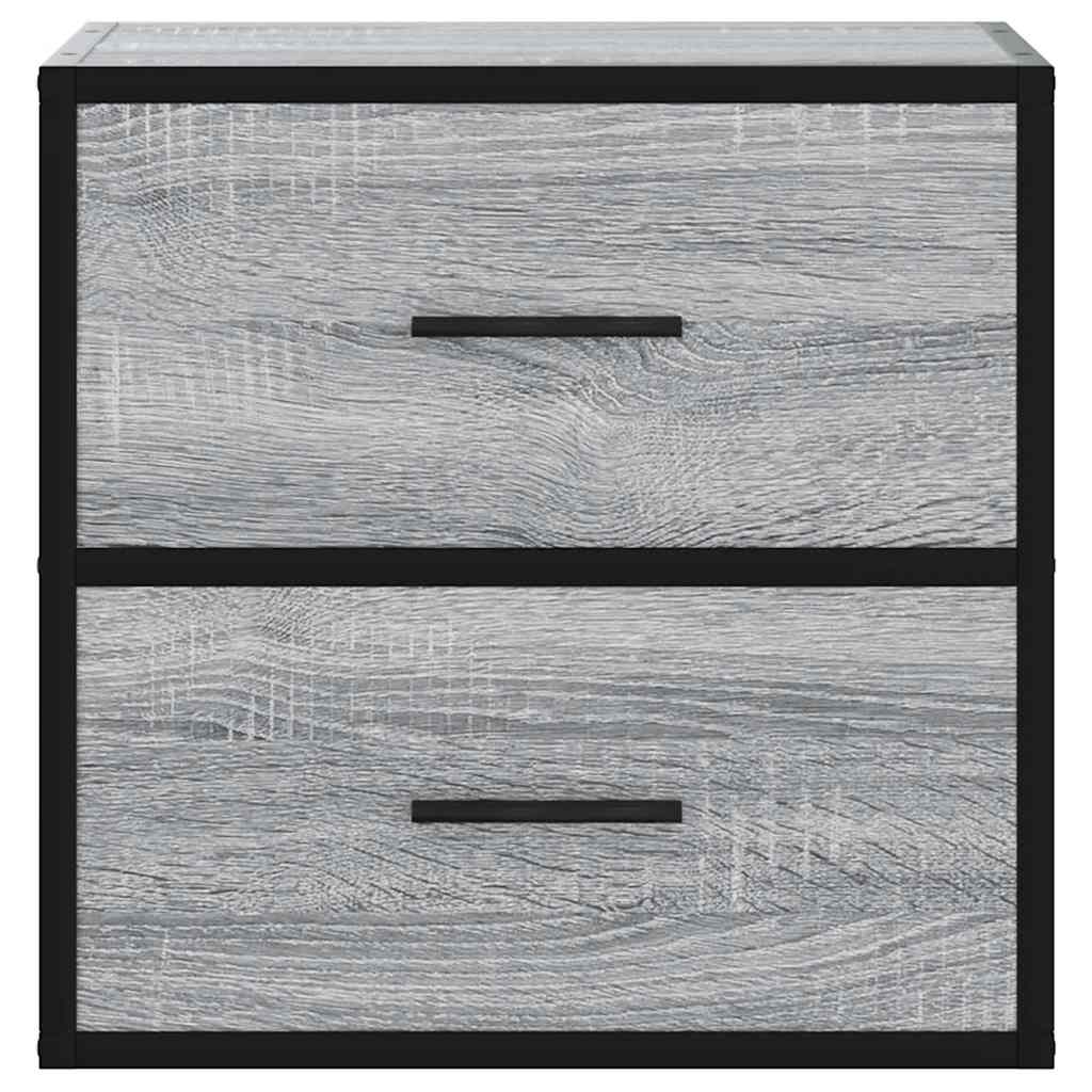 Zidni noćni ormarić Sivi Sonoma 40x31x39,5 cm