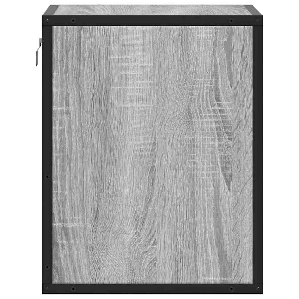 Zidni noćni ormarić Sivi Sonoma 40x31x39,5 cm