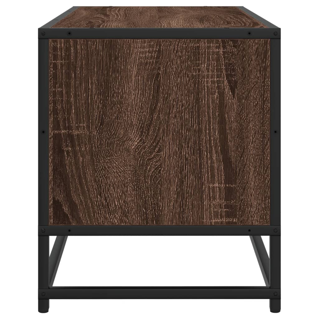 TV ormarić boja smeđeg hrasta 80x34,5x40 cm konstruirano