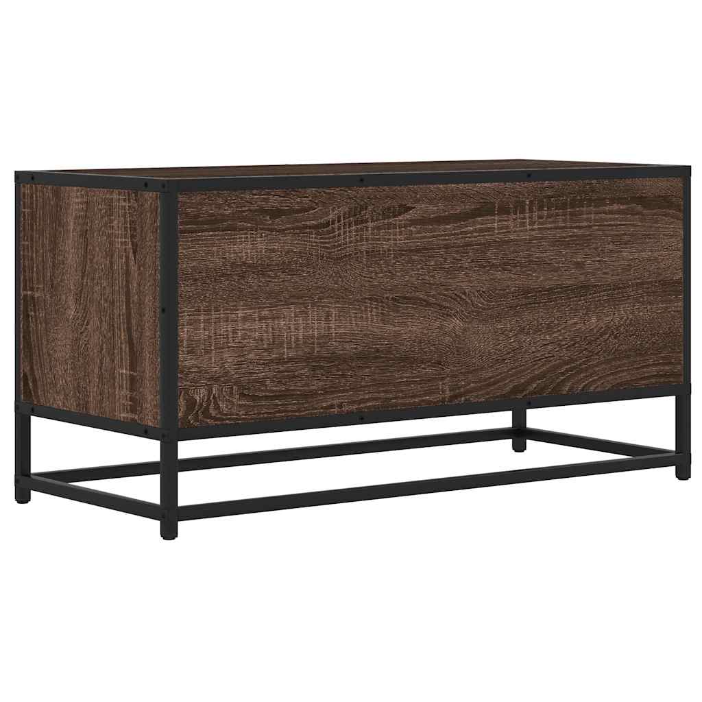 TV ormarić boja smeđeg hrasta 80x34,5x40 cm konstruirano