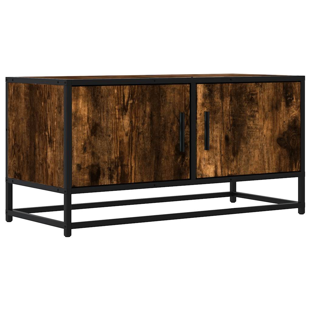 TV ormarić boja dimljenog hrasta 80x34,5x40 cm konstruirano