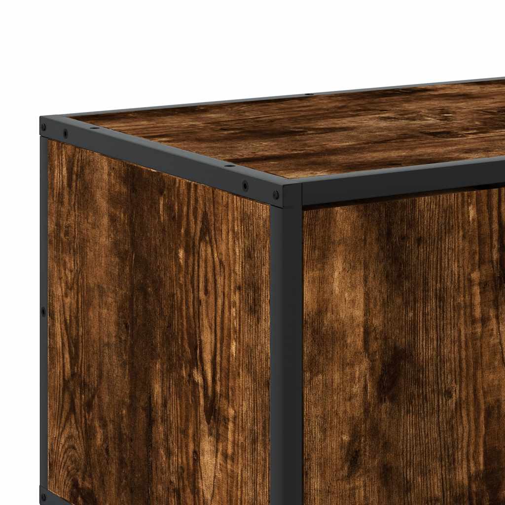 TV ormarić boja dimljenog hrasta 80x34,5x40 cm konstruirano