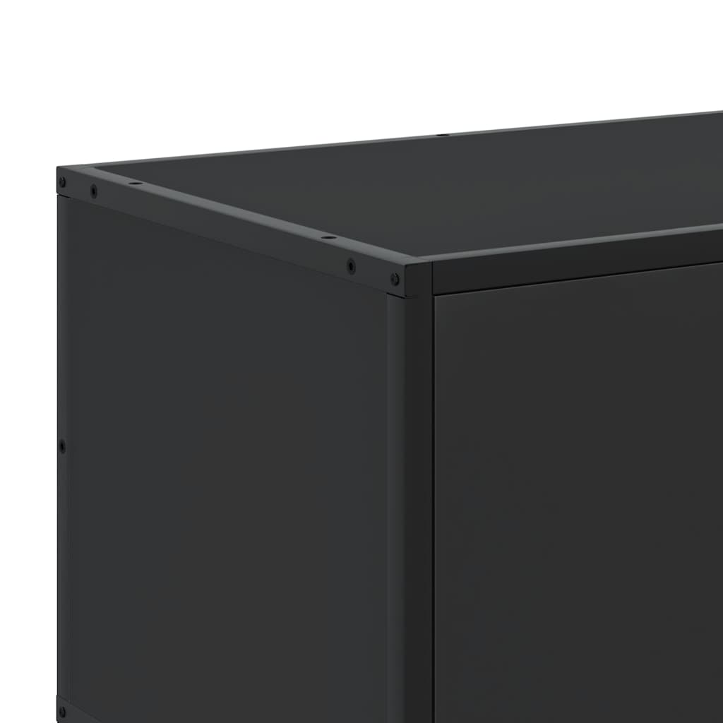 TV ormarić crni 120x35x41 cm Konstruirano drvo i metal