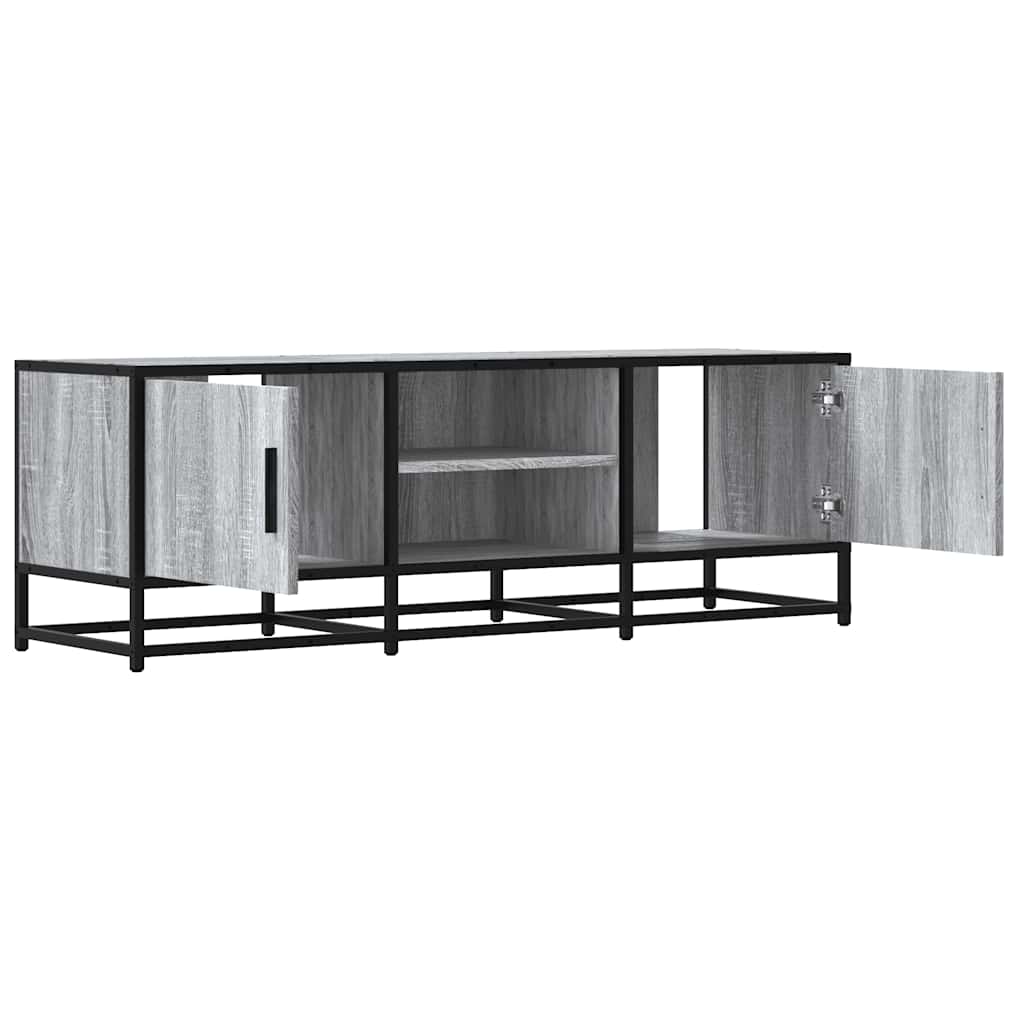 TV ormarić sivi Sonoma 120x35x41 cm Konstruirano drvo i metal
