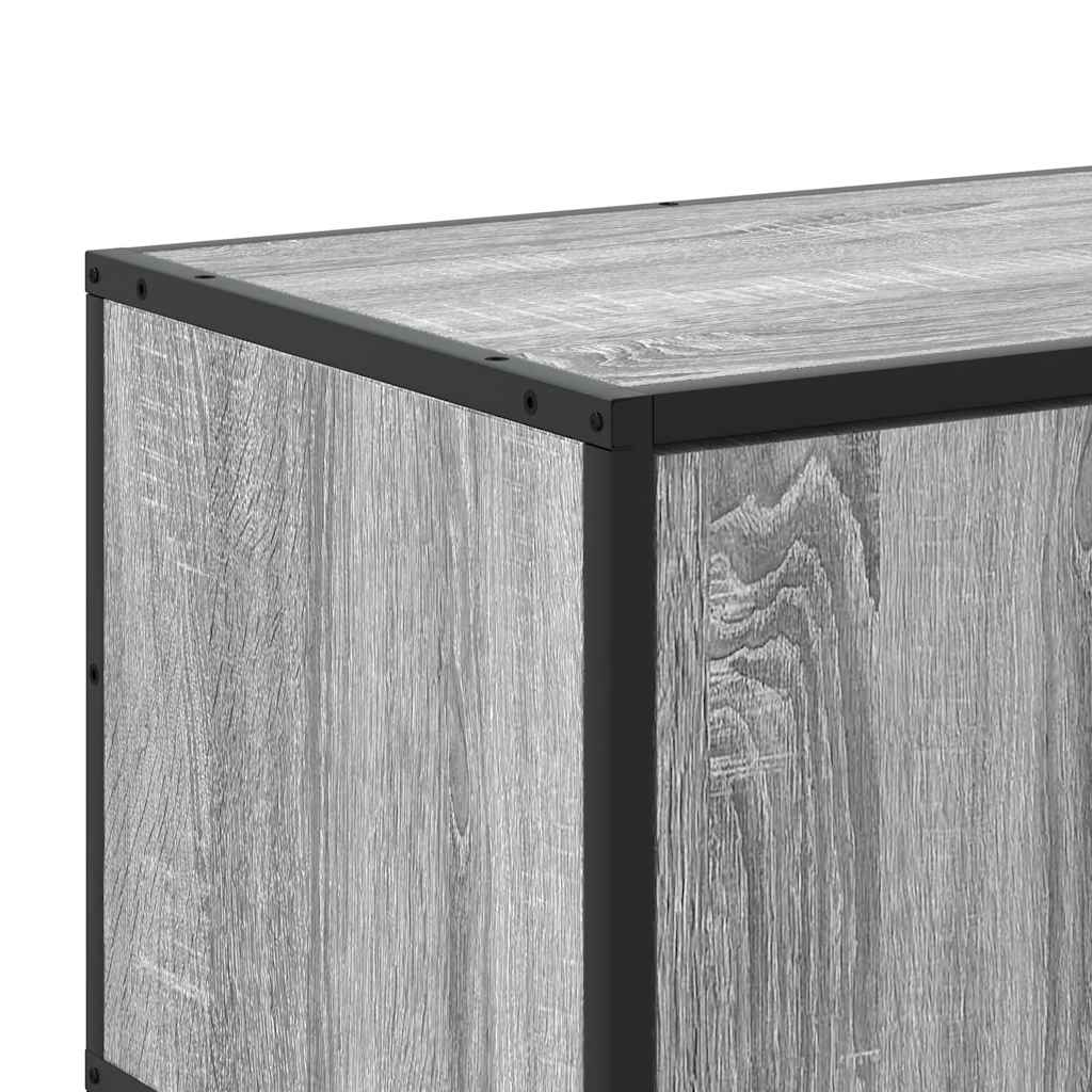 TV ormarić sivi Sonoma 120x35x41 cm Konstruirano drvo i metal