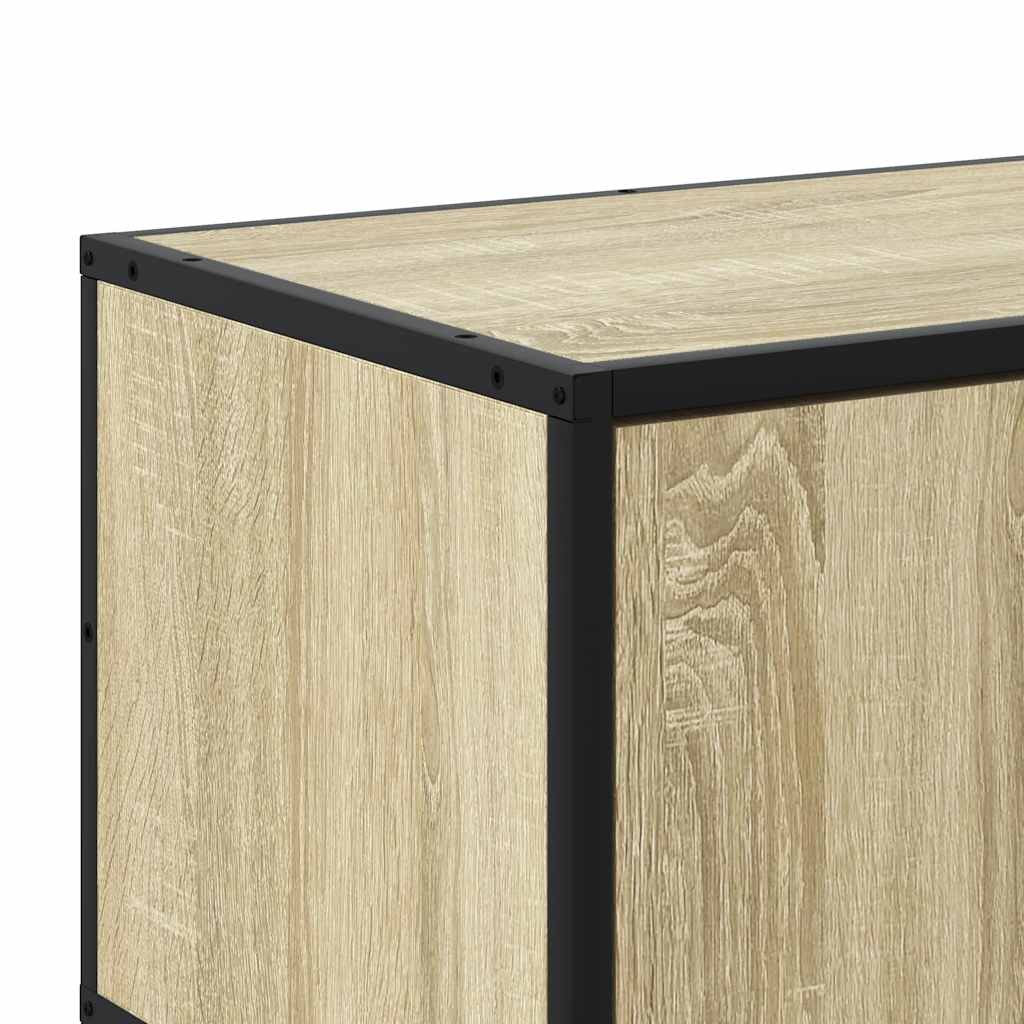 TV ormarić Sonoma hrast 160x35x41 cm Konstruirano drvo i metal