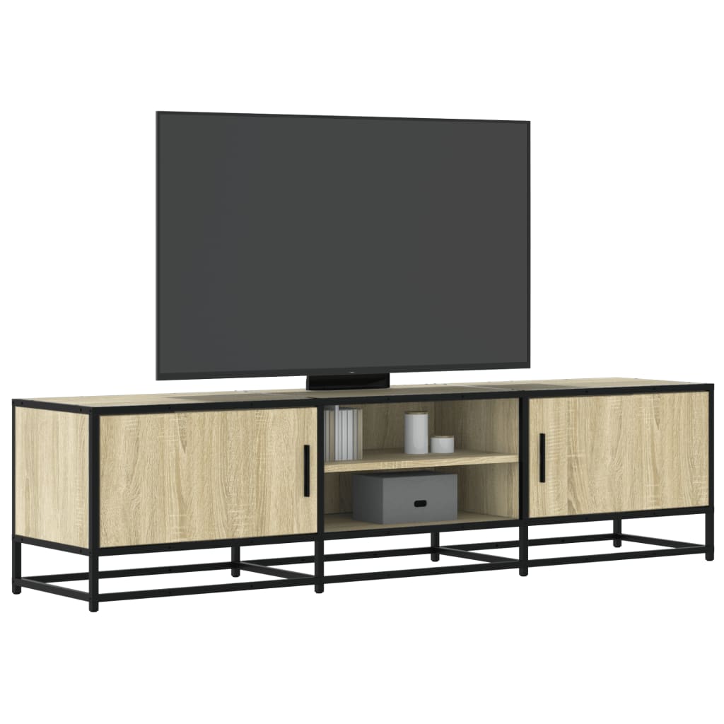 TV ormarić Sonoma hrast 160x35x41 cm Konstruirano drvo i metal
