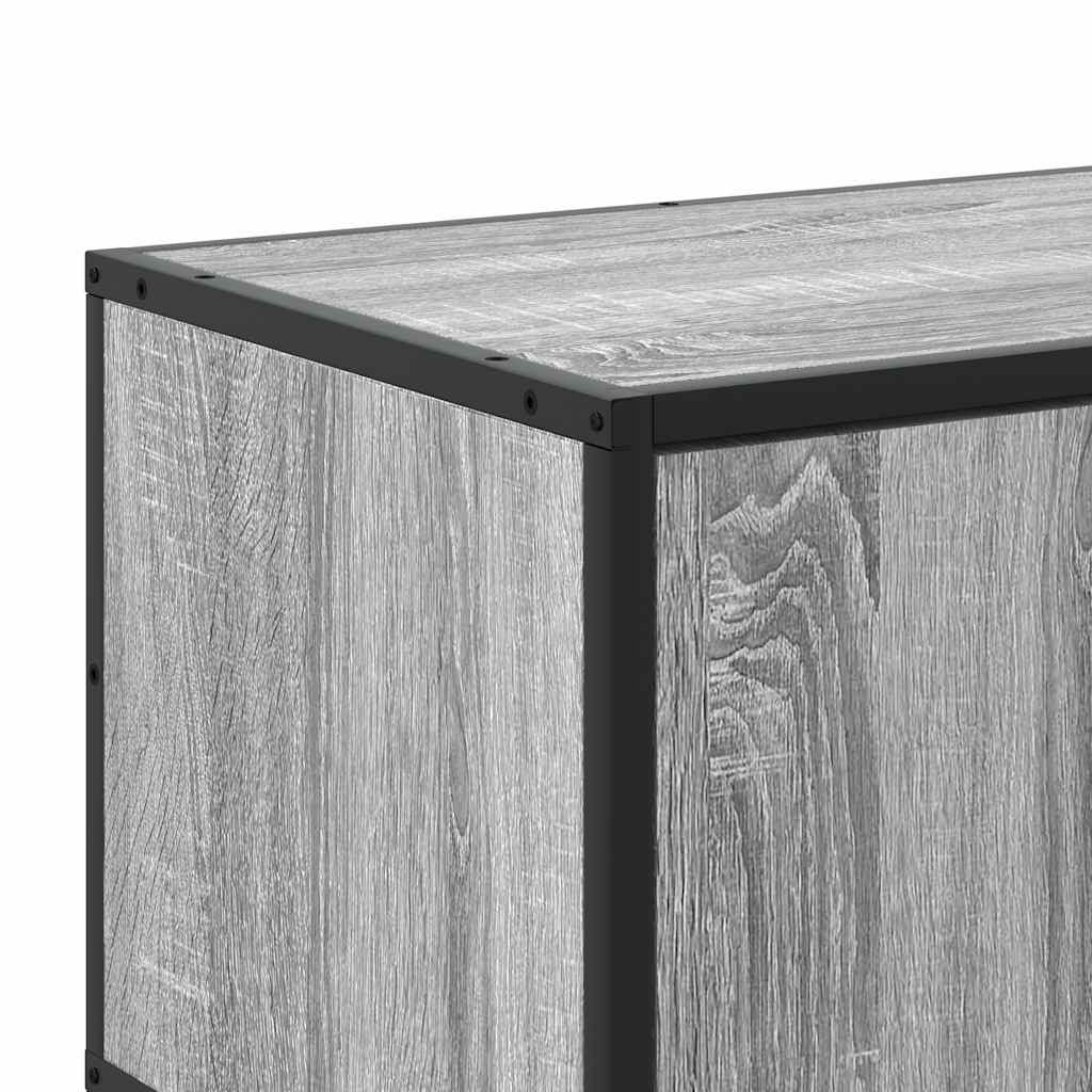 TV ormarić sivi Sonoma 150x35x41 cm Konstruirano drvo i metal