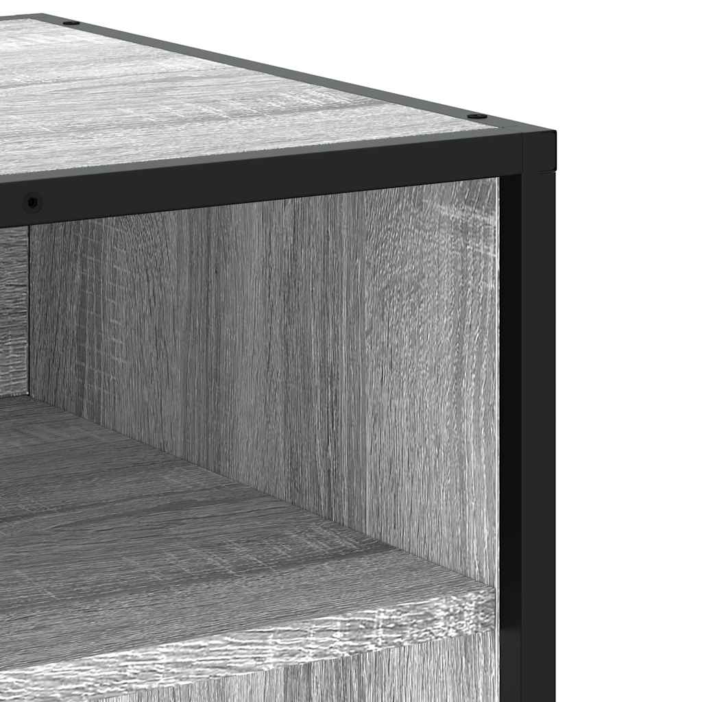 TV ormarić Sivi Sonoma 61x40x46 cm Konstruirano drvo i metal