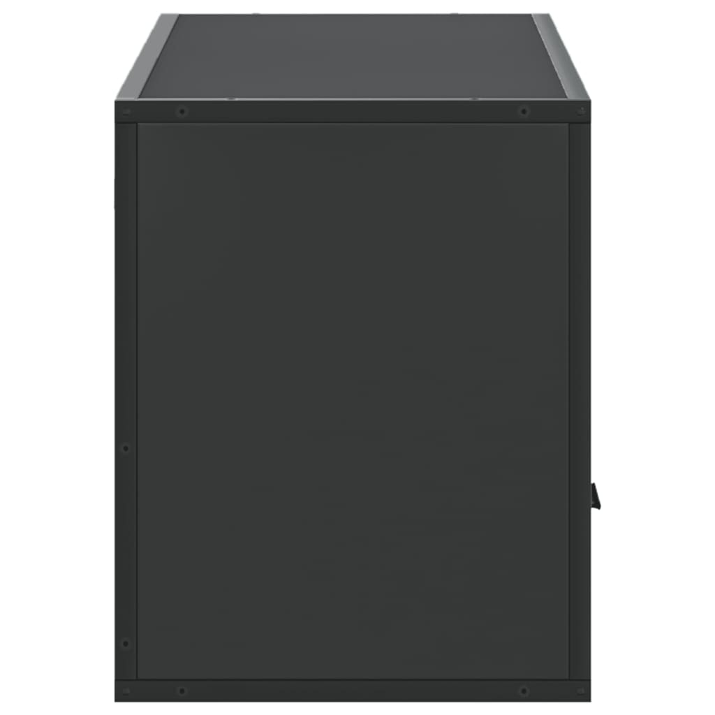 TV ormarić crni 100 x 31 x 39,5 cm konstruirano drvo i metal