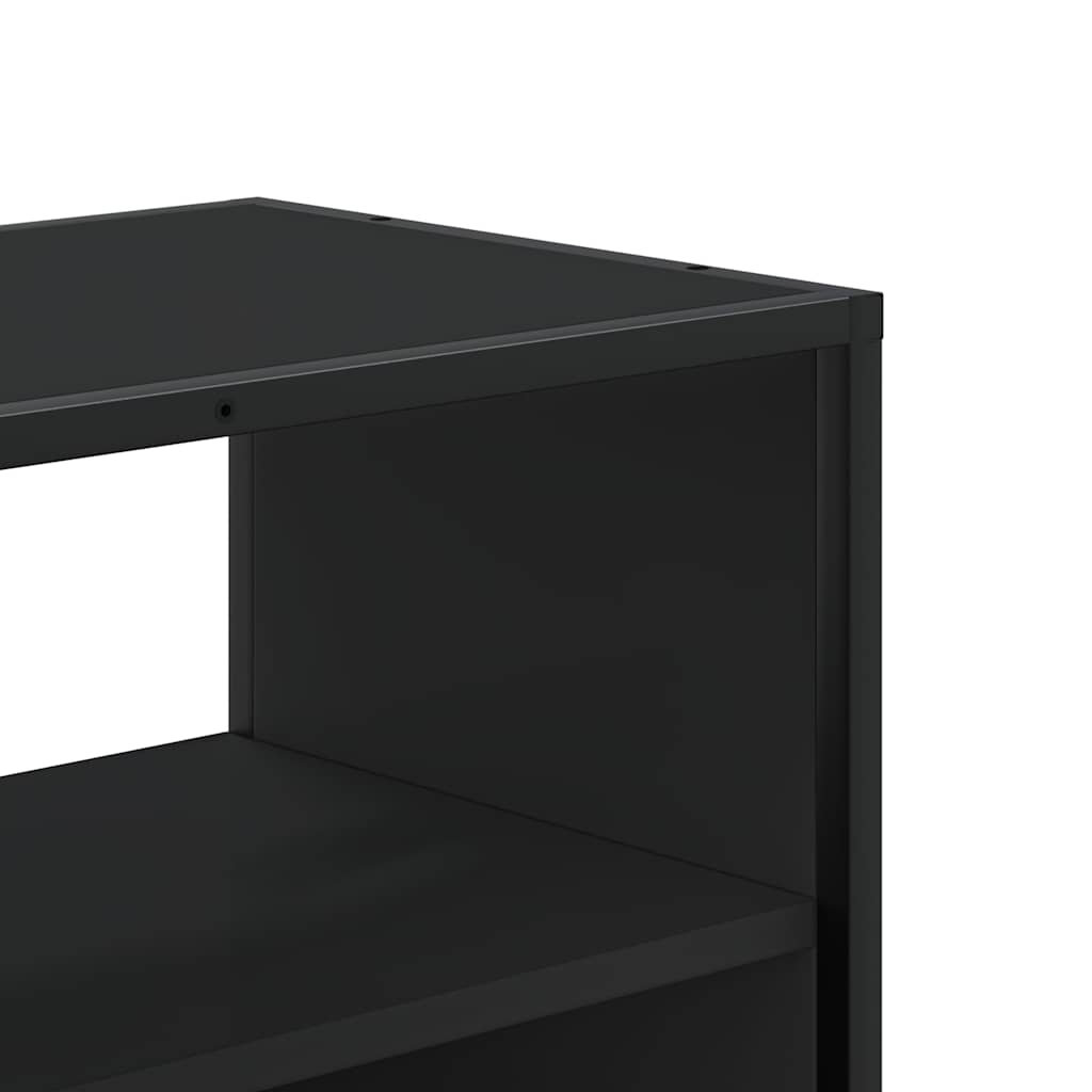 TV ormarić crni 100 x 31 x 39,5 cm konstruirano drvo i metal