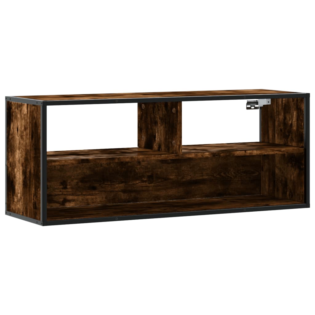 TV ormarić boja dimljenog hrasta 100x31x39,5 cm konstruirano