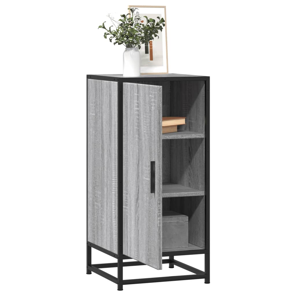 Komoda boja hrasta sonome 35,5x35x76 cm konstruirano drvo metal