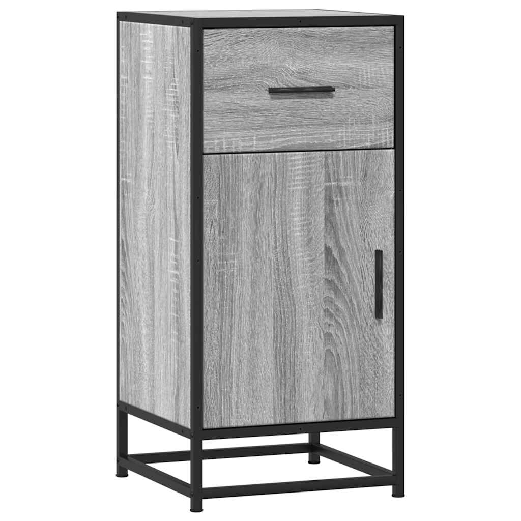 Komoda boja hrasta sonome 35,5x35x76 cm konstruirano drvo metal