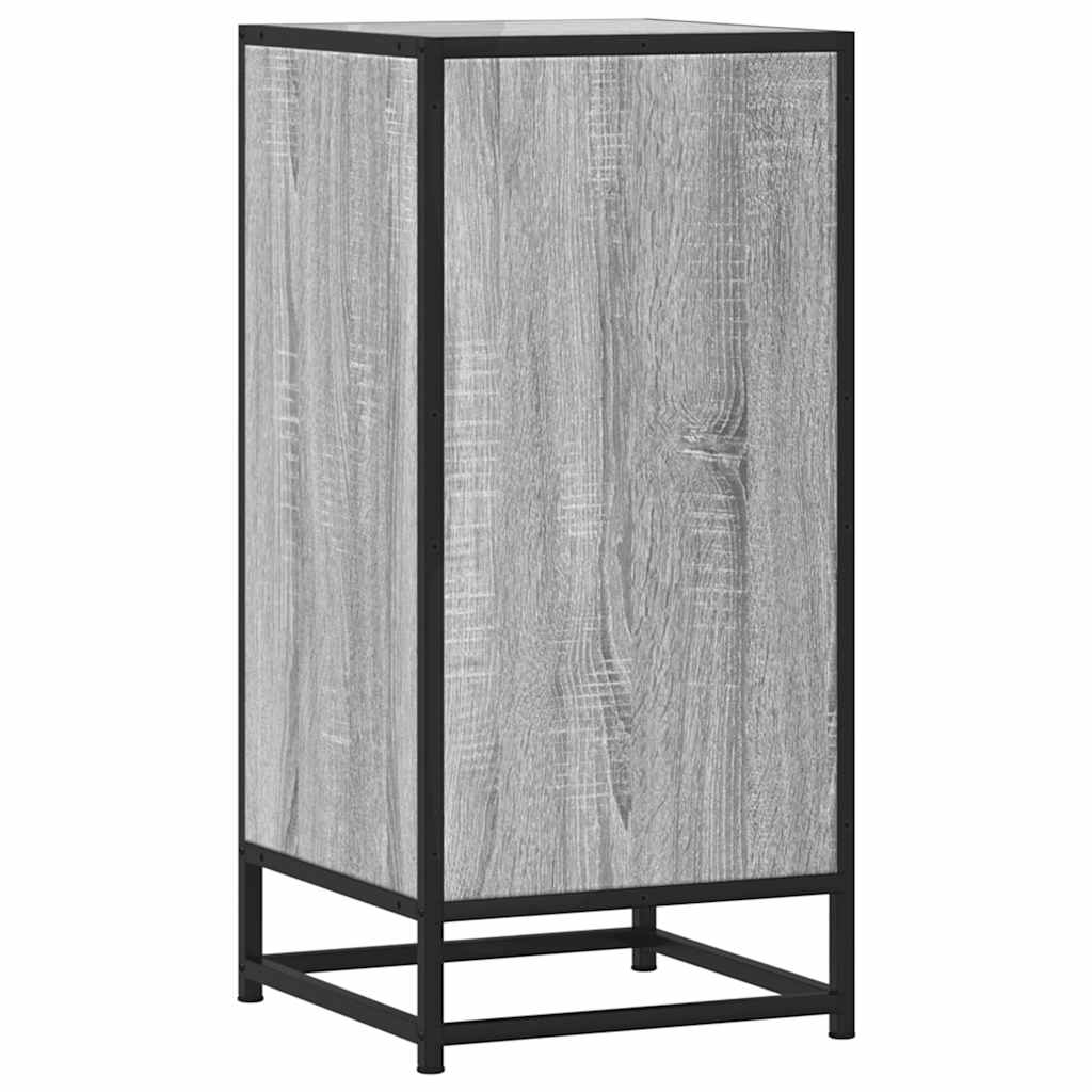 Komoda boja hrasta sonome 35,5x35x76 cm konstruirano drvo metal