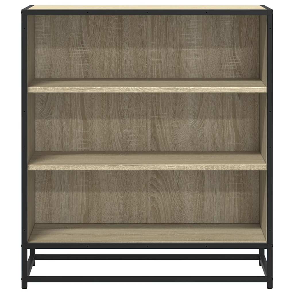 Komoda boja hrasta 68x35x76 cm konstruirano drvo i metal