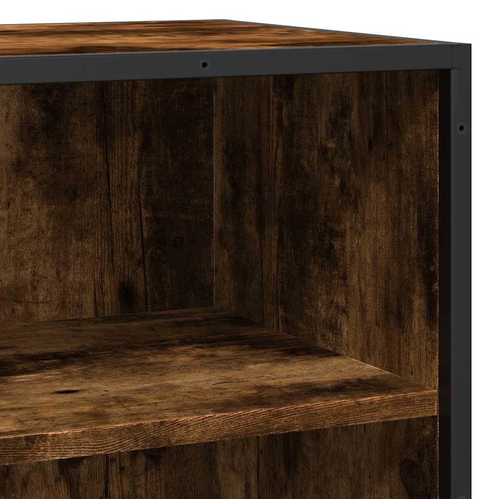 Komoda boja hrasta 68x35x76 cm konstruirano drvo i metal