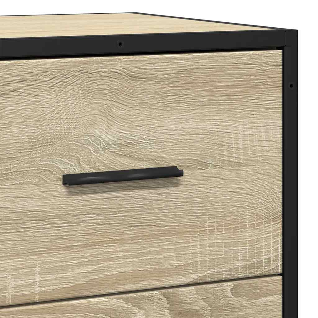 Komoda boja hrasta 68x35x76 cm konstruirano drvo