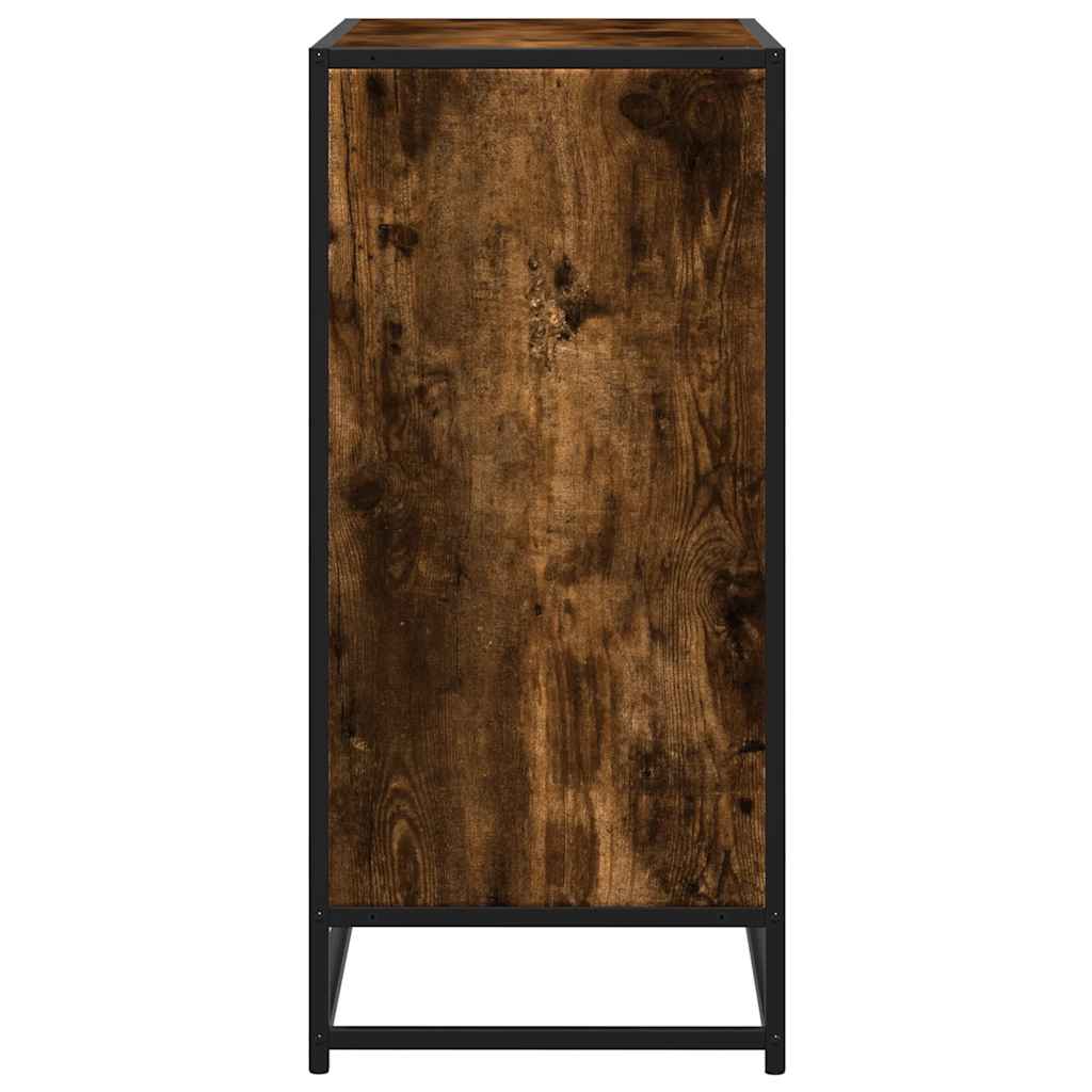 Komoda dimljeni hrast 62x35x76 cm konstruirano drvo