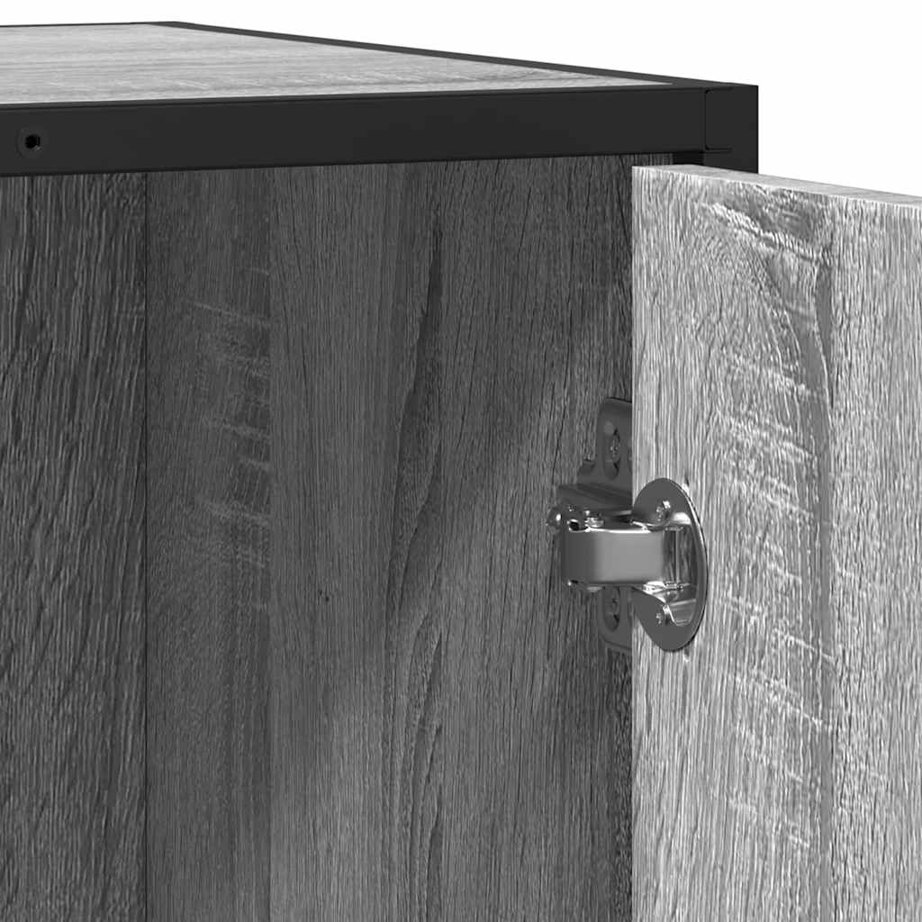 Komoda Siva Sonoma 62x35x76 cm Konstruirano drvo
