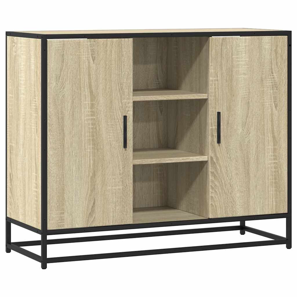 Komoda sonoma hrast 92x35x76 cm izrađeno drvo