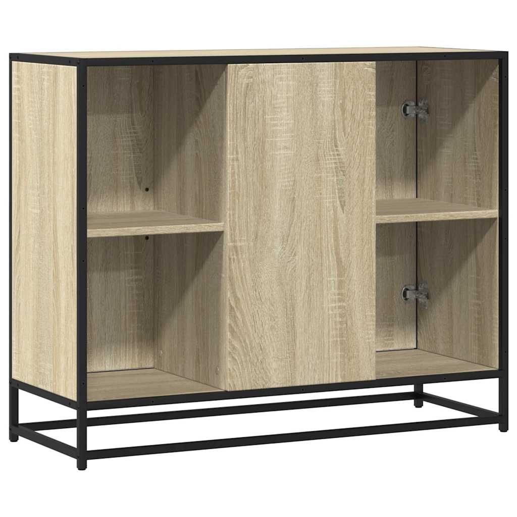 Komoda sonoma hrast 92x35x76 cm izrađeno drvo
