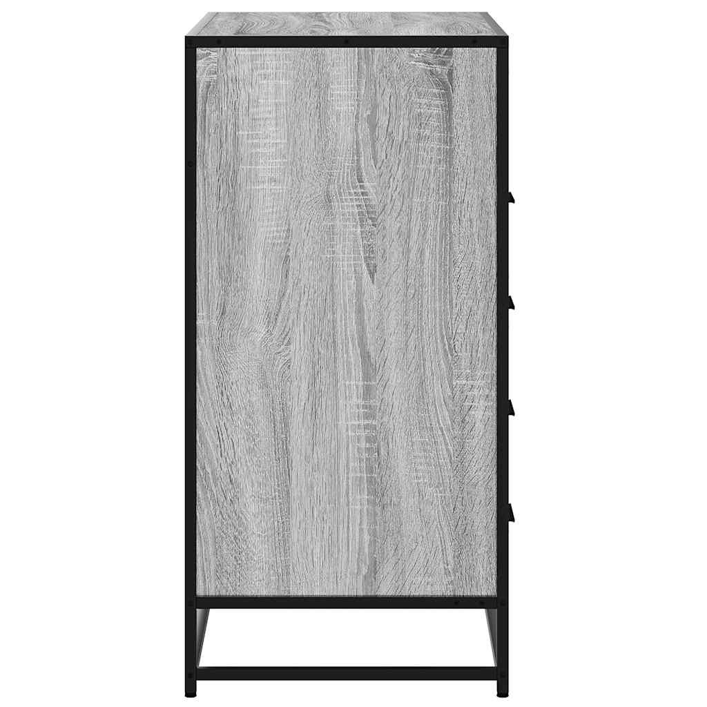 Ormarić s ladicama Sivi Sonoma 70x41x83,5 cm Konstruirano drvo