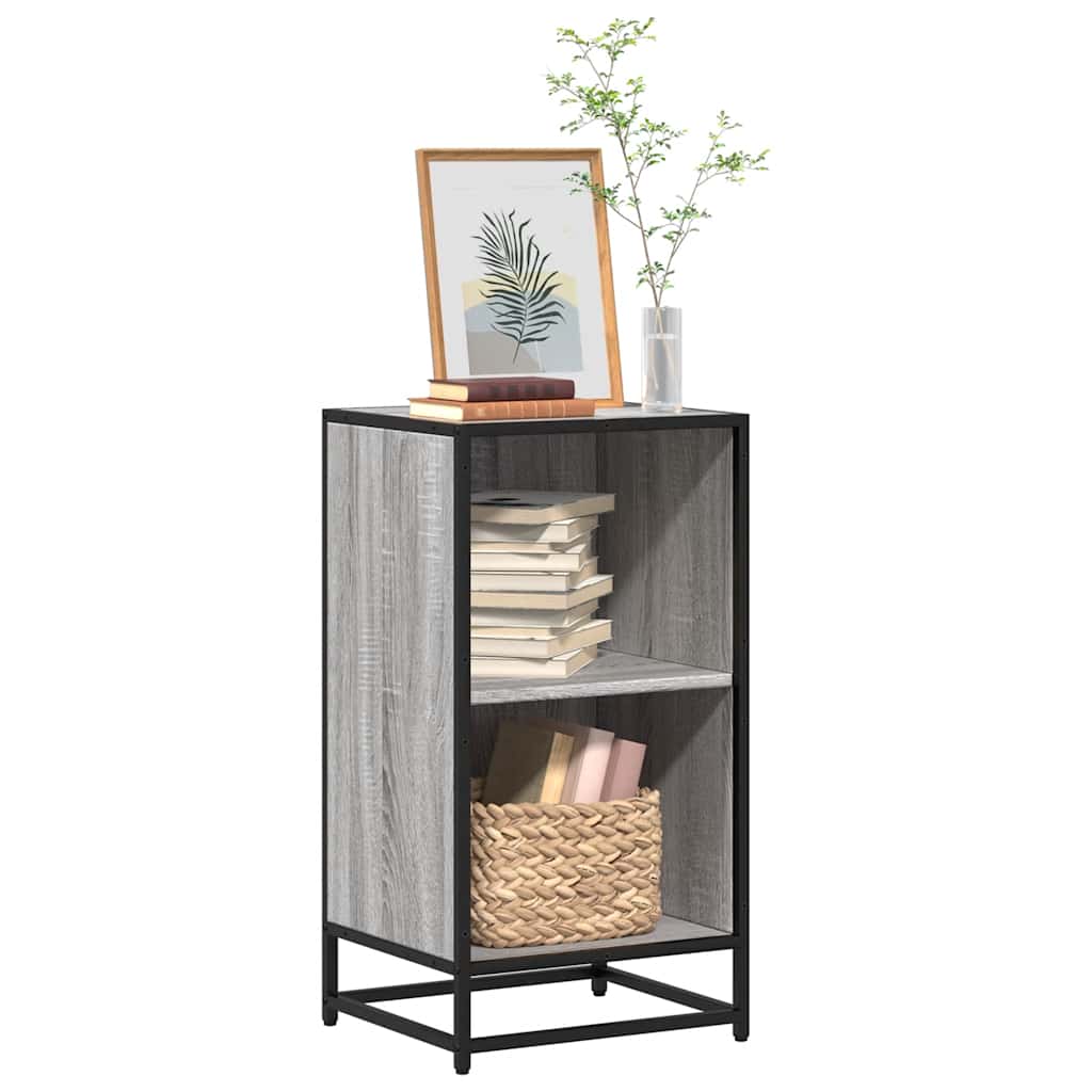 Ormar za knjige sivi sonoma 40x35x76 cm konstruirano drvo