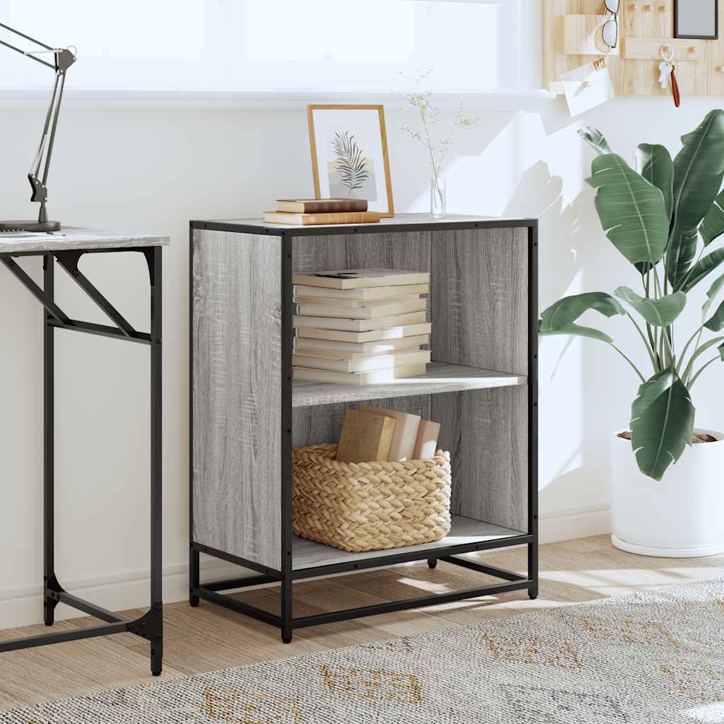 Ormar za knjige sivi sonoma 60x35x76 cm konstruirano drvo