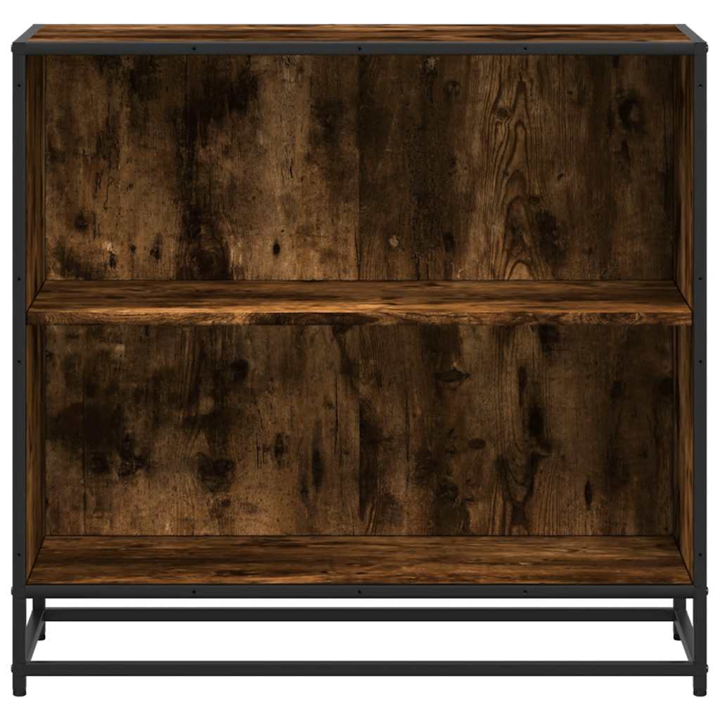Ormar za knjige dimljeni hrast 80,5x35x76 cm konstruirano drvo
