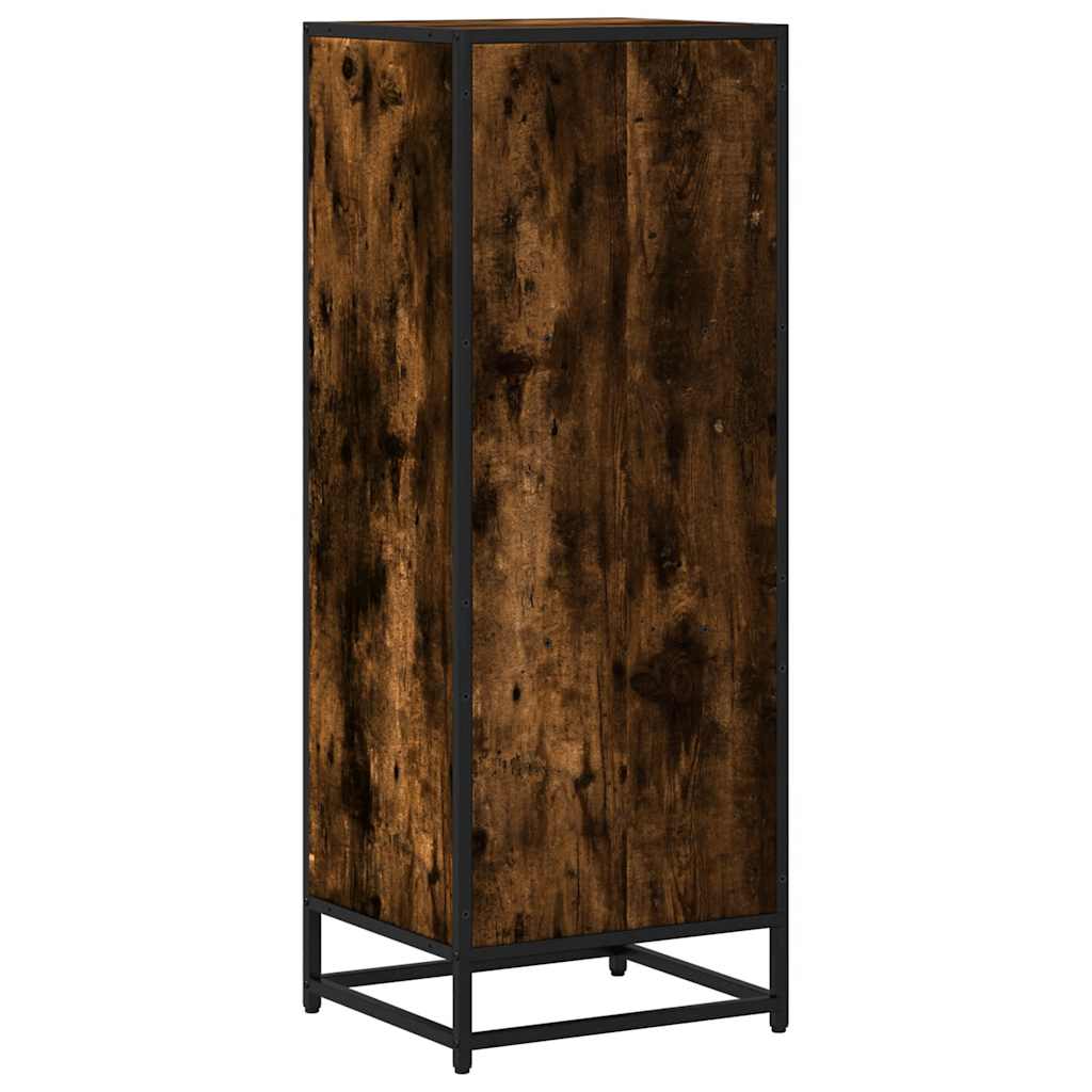Ormar za knjige dimljeni hrast 40x35x107,5 cm konstruirano drvo