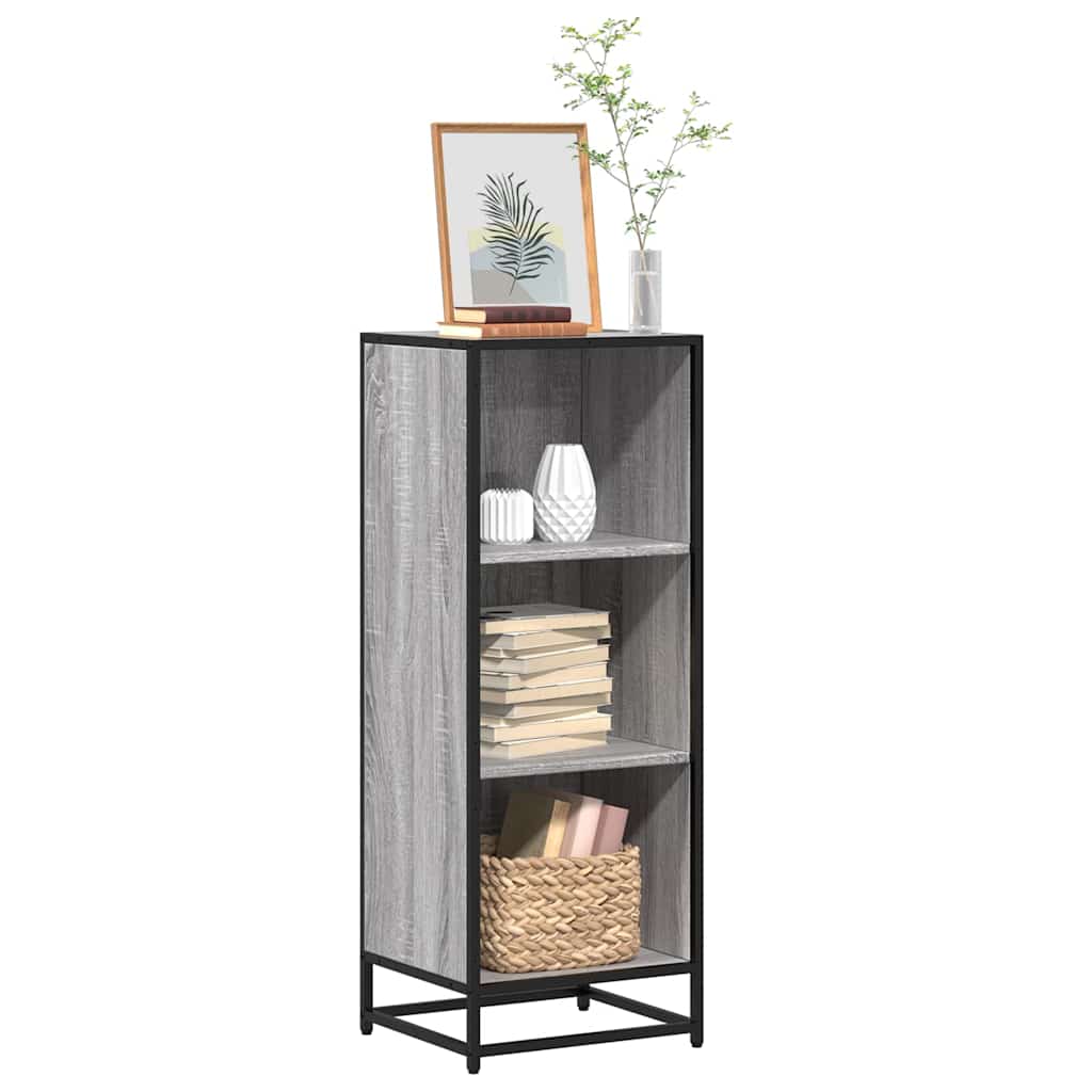 Ormar za knjige sivi sonoma 40x35x107,5 cm izrađeno drvo