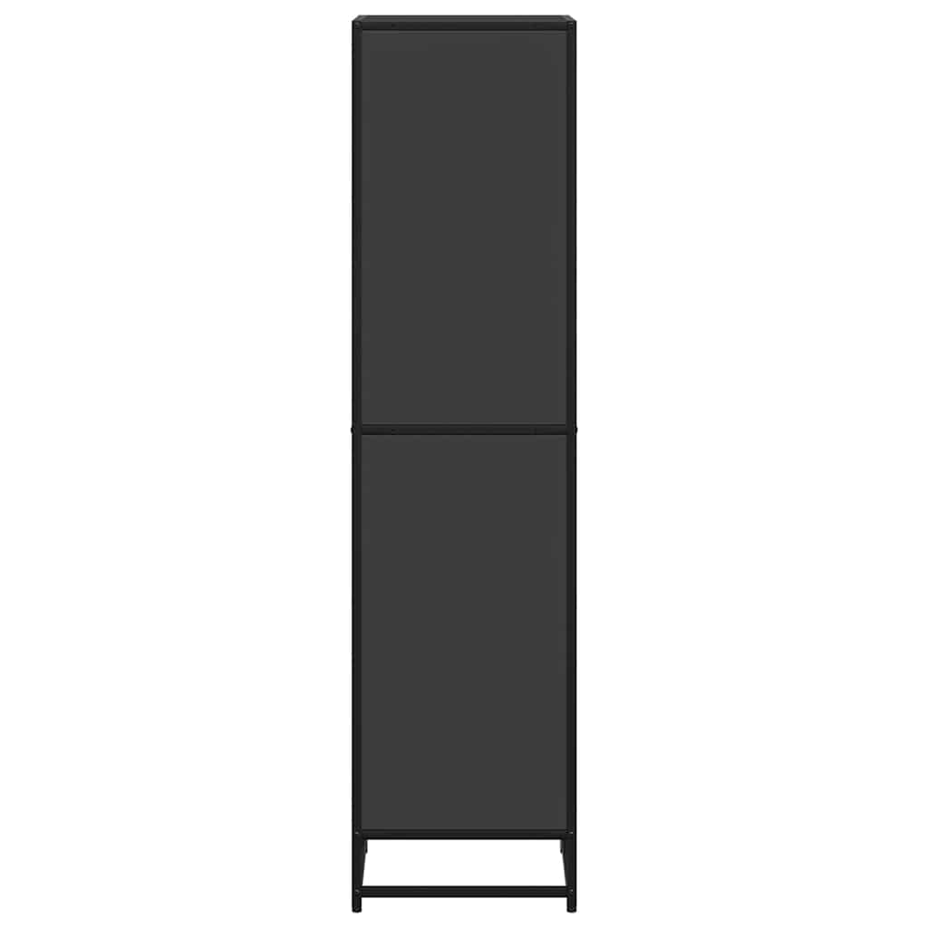Ormarić za knjige crni 40x35x139 cm od konstruiranog drva