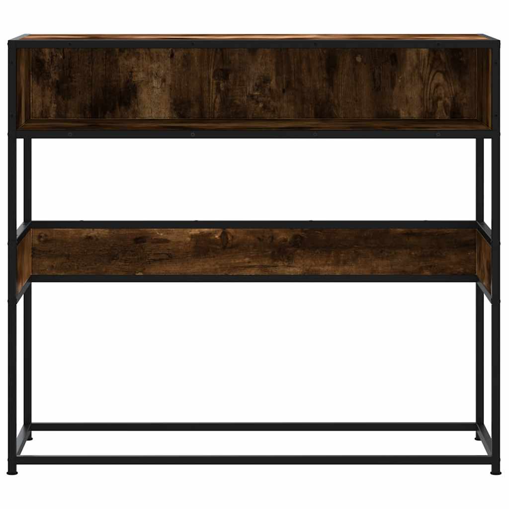 Konzolni stol boja hrasta 90x35x80 cm od konstruiranog drva
