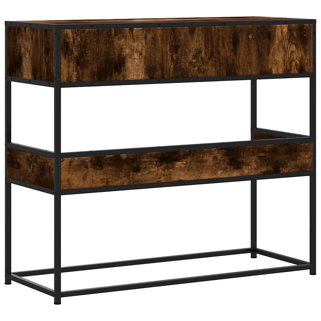 Konzolni stol boja hrasta 90x35x80 cm od konstruiranog drva