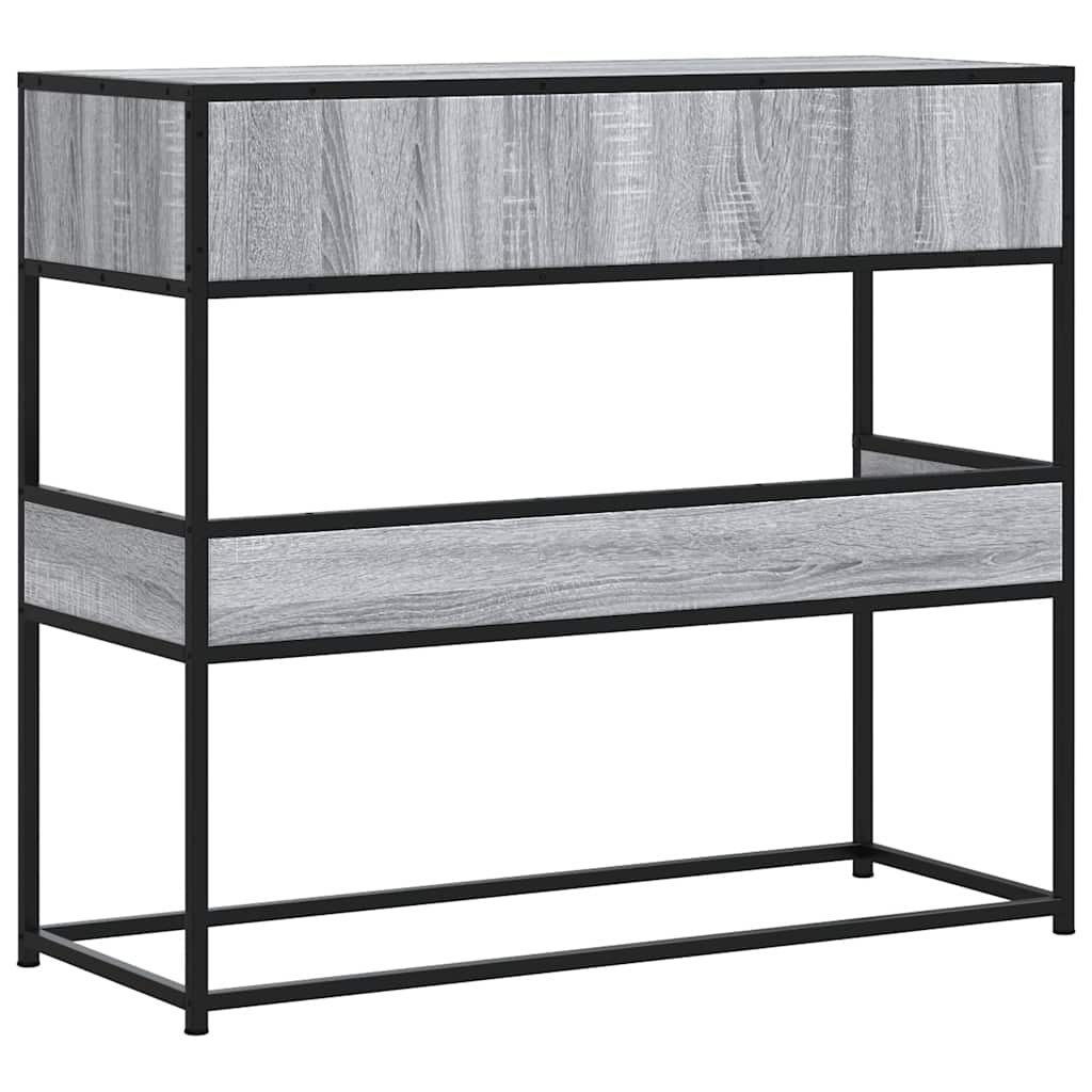 Konzolni stol boja hrasta 90x35x80 cm konstruirano drvo