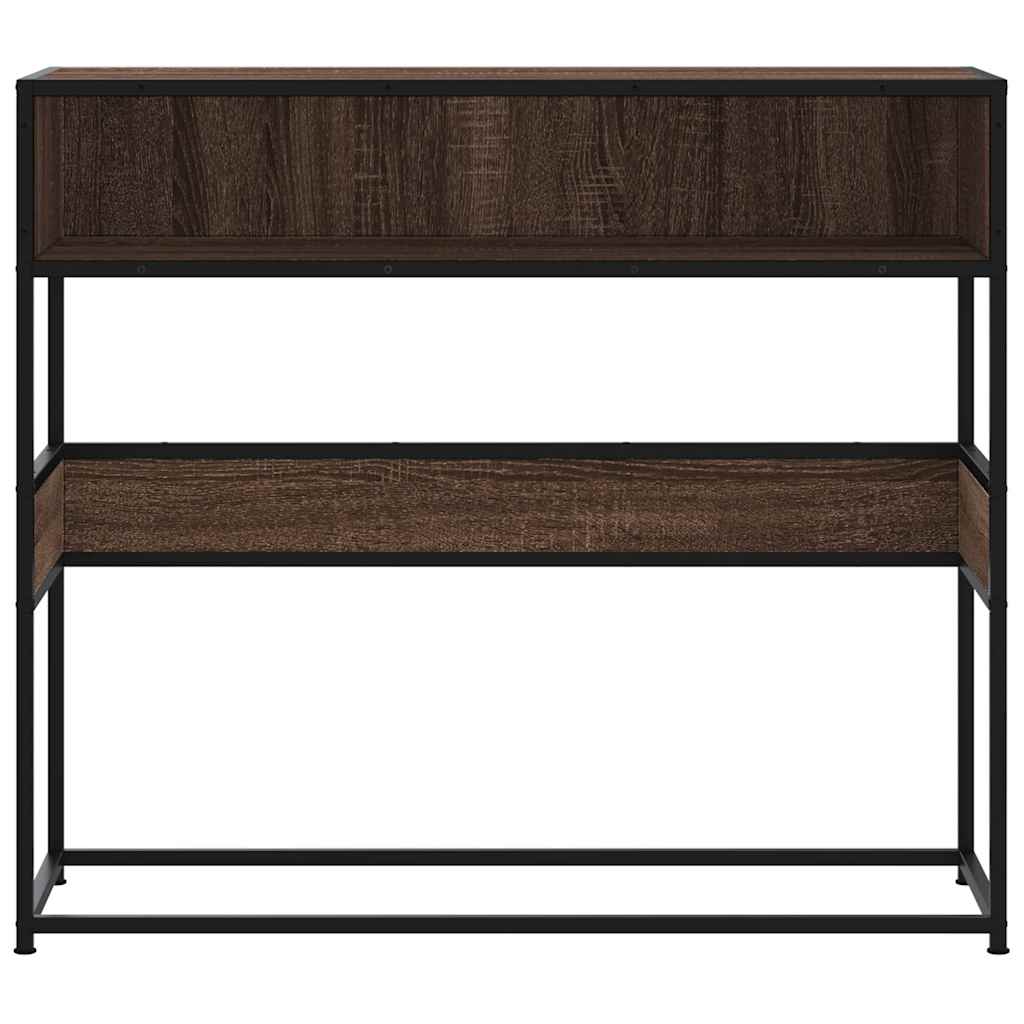 Konzolni stol boja hrasta 90x35x80 cm konstruirano drvo
