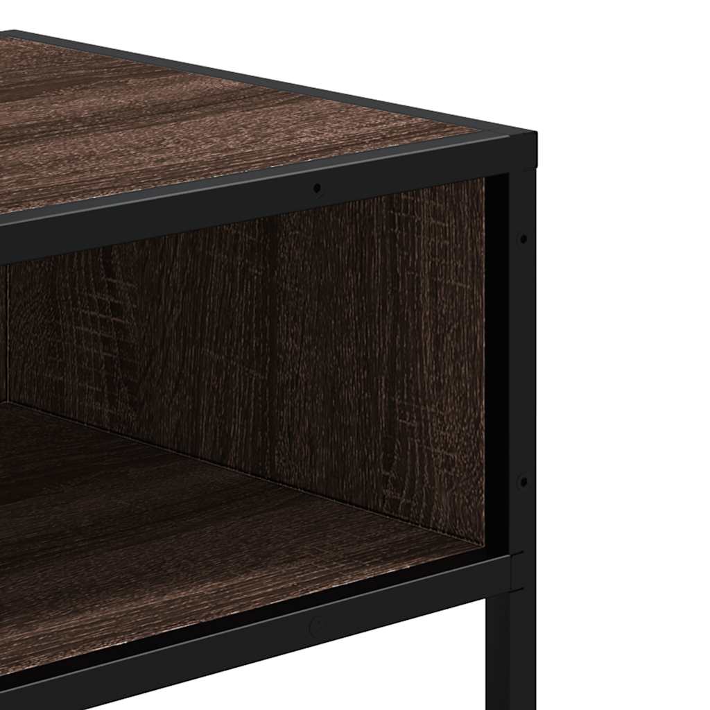 Konzolni stol boja hrasta 90x35x80 cm konstruirano drvo