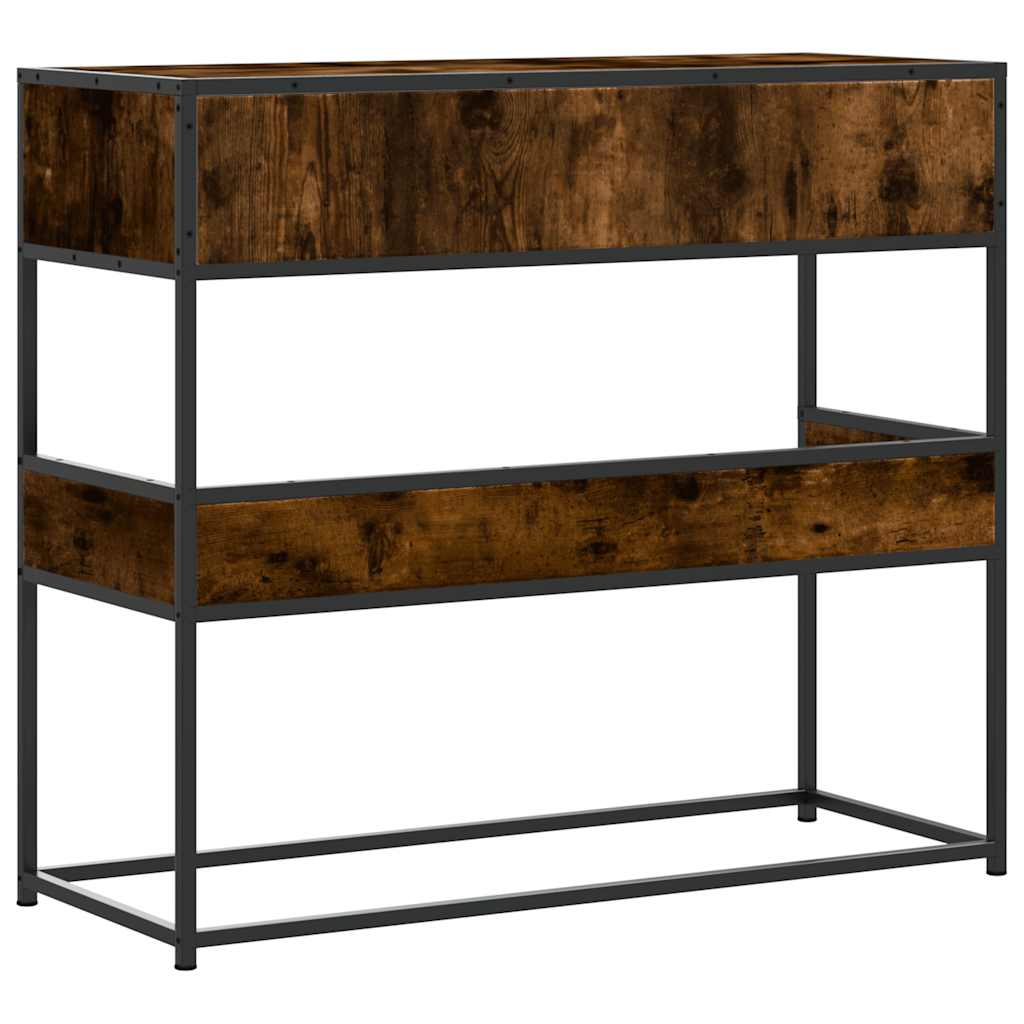 Konzolni stol boja hrasta 90x35x80 cm konstruirano drvo