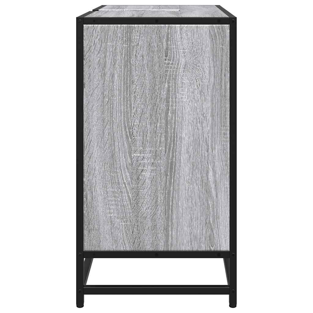 Kupaonski ormarić za umivaonik sivi Sonoma 65x33x60 cm