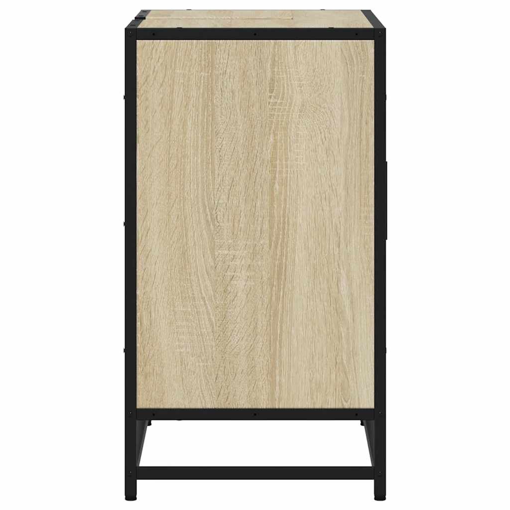 Kupaonski ormarić za umivaonik boja hrasta 65x33x60 cm drveni